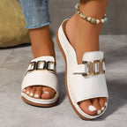 Pearl Step | Slip-On Wedge Sandal