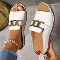 Pearl Step | Slip-On Wedge Sandal